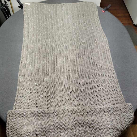 Beverly Belau Metallic Knit Throw Blanket 28